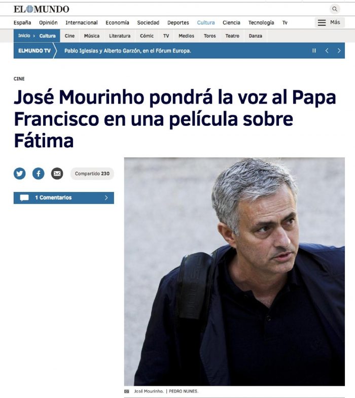 El Mundo - Mourinho